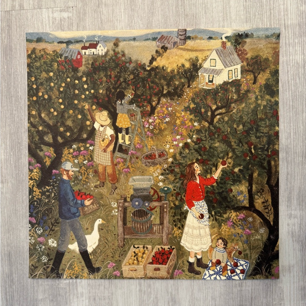Lore Pemberton Apple-picking Print